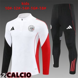 Insieme Tuta Calcio AFC Ajax Bambino Bianco 2025/2026