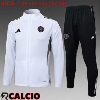 Insieme Tuta Calcio - Giacca Inter Miami CF Bambino Bianco 2025/2026