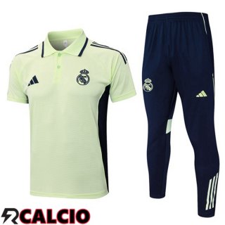 Insieme Polo Real Madrid + Pantaloni Verde 2025/2026