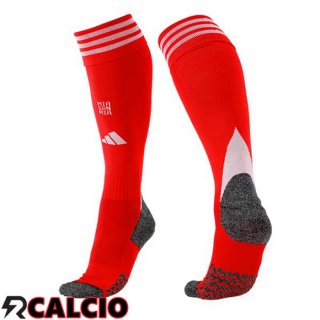 Calzini Calcio Bayern Monaco Prima Rosso 2025/2026