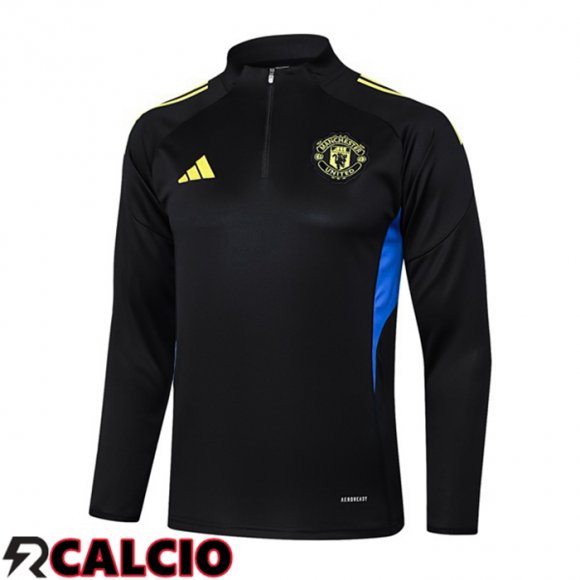 Felpa Allenamento Manchester United Nero 2025/2026