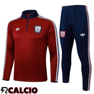 Insieme Tuta Calcio Arsenal Rosso 2025/2026