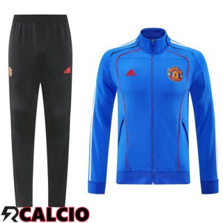 Insieme Tuta Calcio - Giacca Manchester United Blu 2025/2026