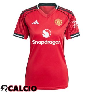Maglie Calcio Manchester United Donna Prima Rosso 2025/2026