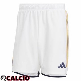 Prima Pantaloncini Calcio Real Madrid Bianco 2023/2024