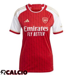 Prima Maglia Calcio Arsenal Donna Rosso Bianco 2023/2024