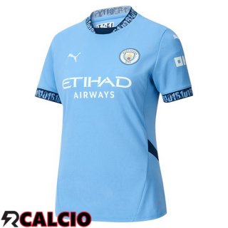 Maglie Calcio Manchester City Donna Prima Blu 2024/2025