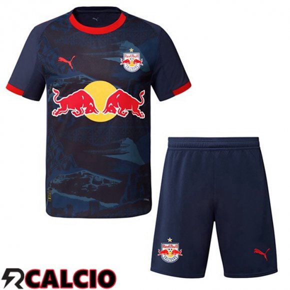 Maglie Calcio FC Red Bull Salzburg Bambino Seconda Blu Reale 2025/2026