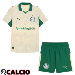 Maglie Calcio Palmeiras Club World Cup Bambino Prima Giallo 2025/2026
