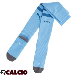 Prima Calzini Calcio Manchester City Blu 2023/2024