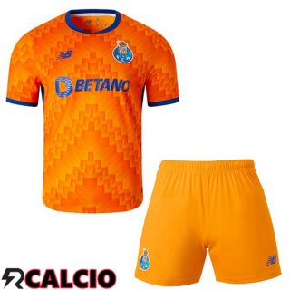 Maglie Calcio FC Porto Bambino Seconda Arancia 2024/2025