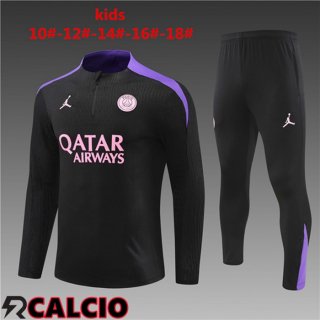 Insieme Tuta Calcio Paris PSG Bambino Nero 2024/2025