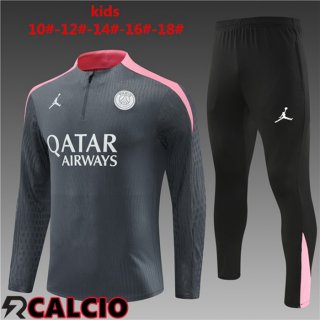 Insieme Tuta Calcio Paris PSG Bambino Grigio 2024/2025