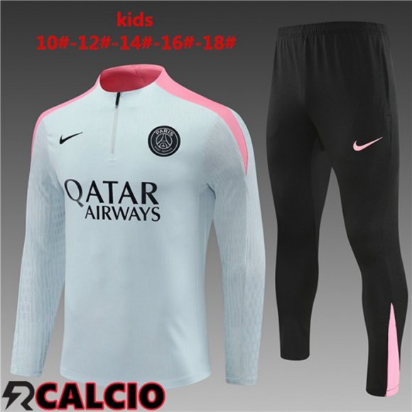Insieme Tuta Calcio Paris PSG Bambino Grigio 2024/2025