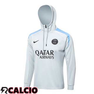 Felpa Con Cappuccio Paris PSG Bianco 2024/2025