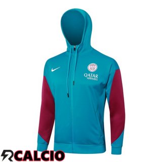 Felpa Con Cappuccio Paris PSG Verde 2024/2025
