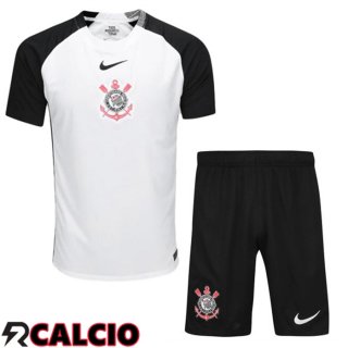 Maglie Calcio Corinthians Bambino Prima Bianco 2025/2026