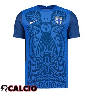 Maglie Calcio Finlandia Seconda Blu 2025/2026