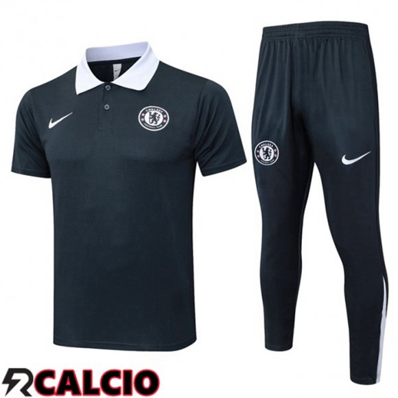 Insieme Polo FC Chelsea + Pantaloni Grigio 2025/2026