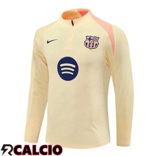 Felpa Allenamento FC Barcellona Giallo 2025/2026