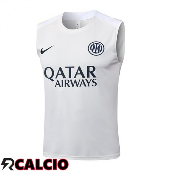 Canotta Allenamento Inter Milan Bianco 2025/2026