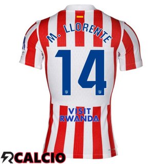 Maglie Calcio Atletico Madrid (M. LLORENTE 14) Prima Rosso 2025/2026