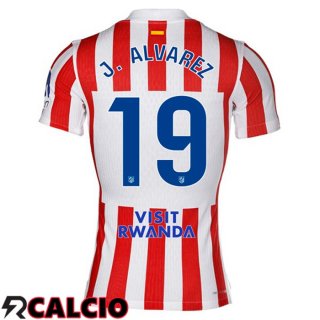 Maglie Calcio Atletico Madrid (J. ALVAREZ 19) Prima Rosso 2025/2026