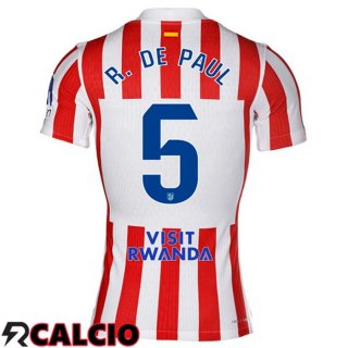 Maglie Calcio Atletico Madrid (R. De PAUL 5) Prima Rosso 2025/2026