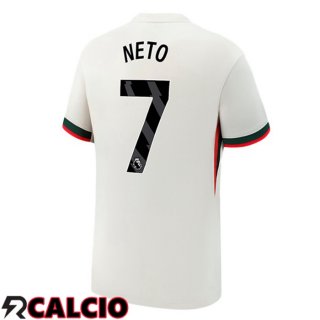 Maglie Calcio FC Chelsea (Neto 7) Seconda Bianco 2025/2026
