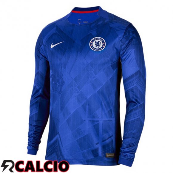 Maglie Calcio FC Chelsea Prima Manica Lunga Blu 2025/2026