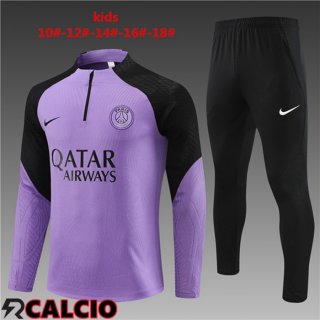 Insieme Tuta Calcio Paris PSG Bambino Viola 2023/2024