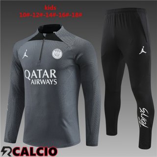 Insieme Tuta Calcio JORDAN Paris PSG Bambino Grigio 2023/2024