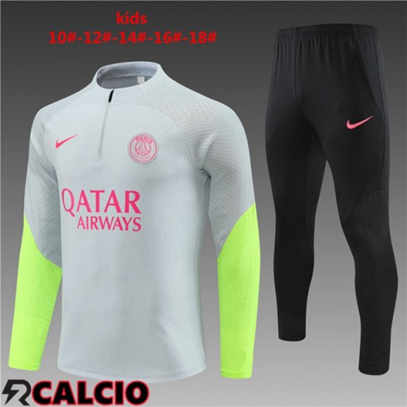 Insieme Tuta Calcio Paris PSG Bambino Grigio 2023/2024