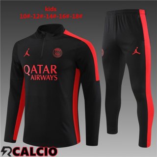 Insieme Tuta Calcio JORDAN Paris PSG Bambino Nero 2023/2024