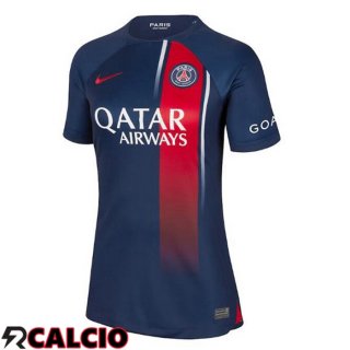 Prima Maglia Calcio Paris PSG Donna Blu Reale 2023/2024