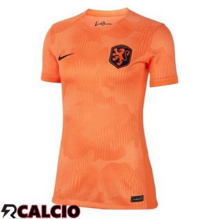 Prima Maglia Calcio Paesi Bassi Donna Marrone 2023/2024