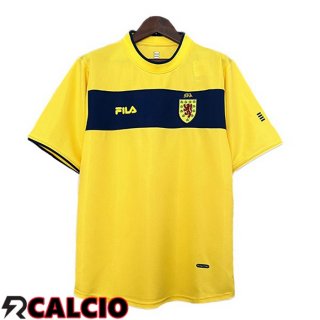 Maglie Calcio Scozia Retro Seconda Giallo 2000