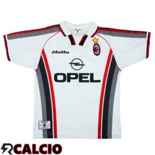 Maglie Calcio AC Milan Retro Seconda Bianco 1997-1998