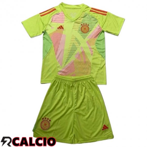 Maglia Germania Bambino Portiere Verde 2024/2025