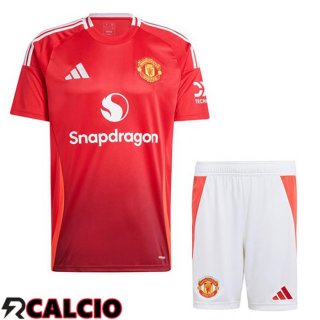 Prima Maglia Manchester United Bambino Rosso 2024/2025