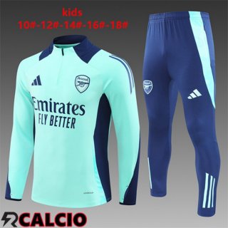 Insieme Tuta Calcio Arsenal Bambino Verde 2024/2025