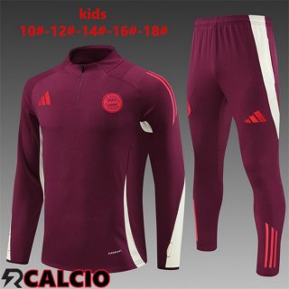 Insieme Tuta Calcio Bayern Monaco Bambino Rosso 2024/2025