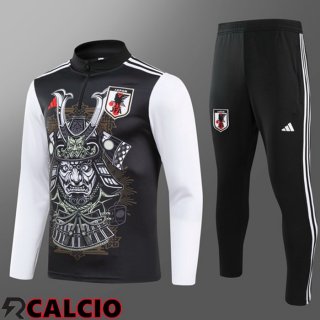 Insieme Tuta Calcio Giappone Bambino Nero 2024/2025