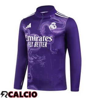 Felpa Allenamento Real Madrid Viola 2024/2025