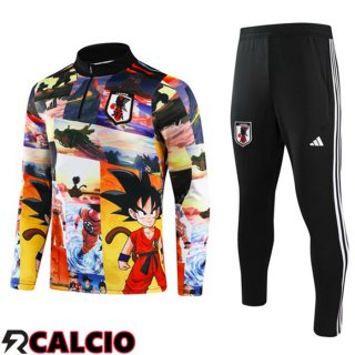 Insieme Tuta Calcio Giappone Giallo Nero 2024/2025