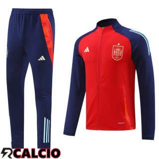 Insieme Tuta Calcio - Giacca Spagna Rosso 2024/2025