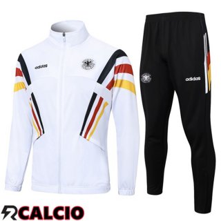 Insieme Tuta Calcio - Giacca Germania Bianco 2024/2025