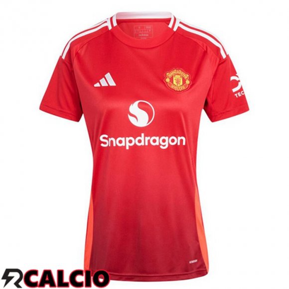 Prima Maglia Manchester United Donna Rosso 2024/2025