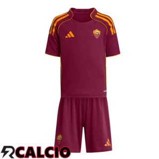 Prima Maglia AS Roma Bambino Rosso 2025/2026