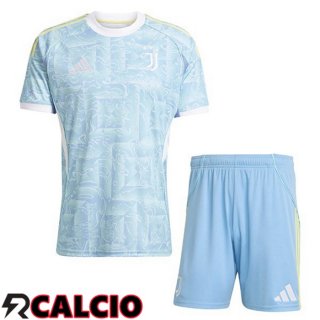 Seconda Maglia Juventus Bambino Blu Bianco 2025/2026
